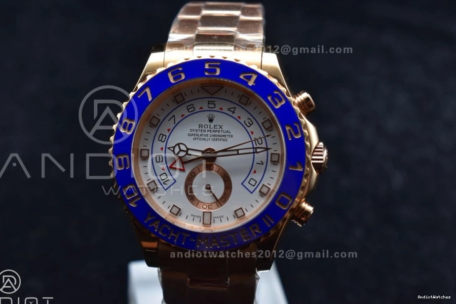 1223 Bracelet GMF A RG Best Blue 116685 1:1 Ceramic II Edition on TopPick YachtMaster RG 1221